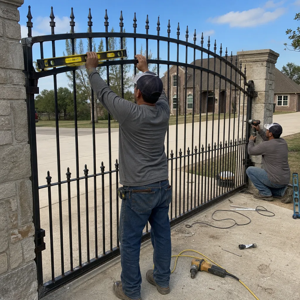 Pedestrian Gate Installation